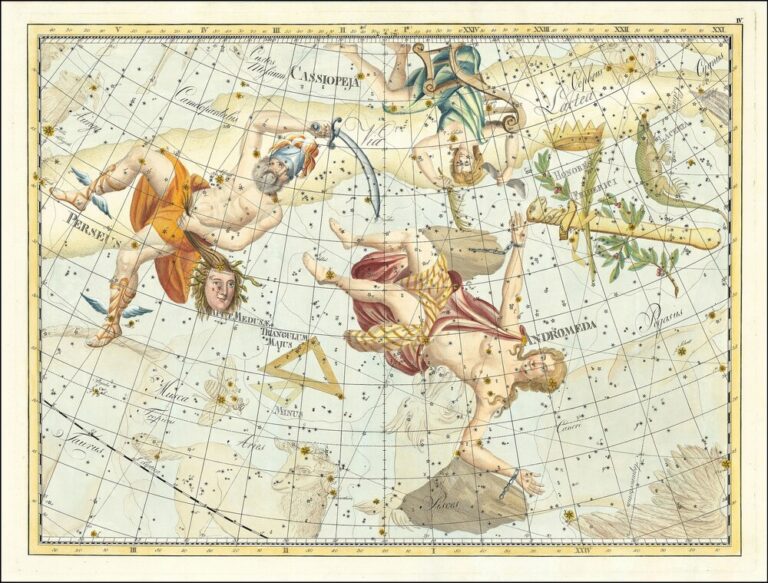 The Cosmic Dance of Cassiopeia and Andromeda